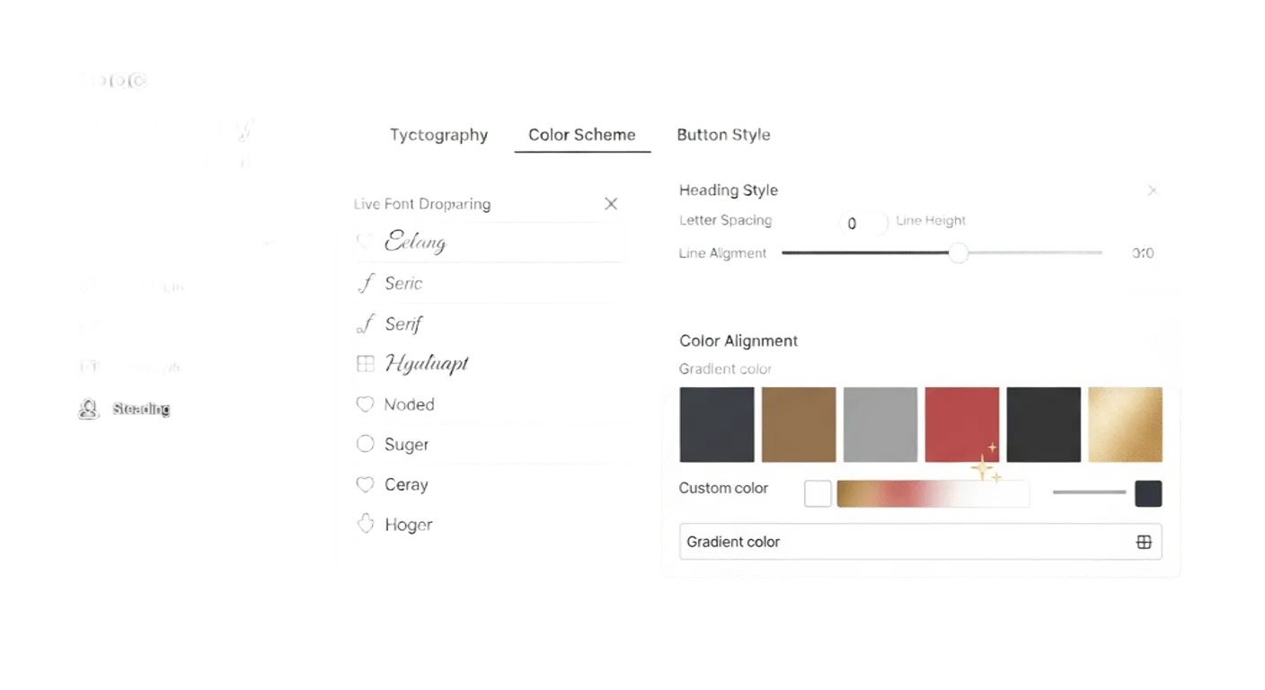 Typography & Color Settings