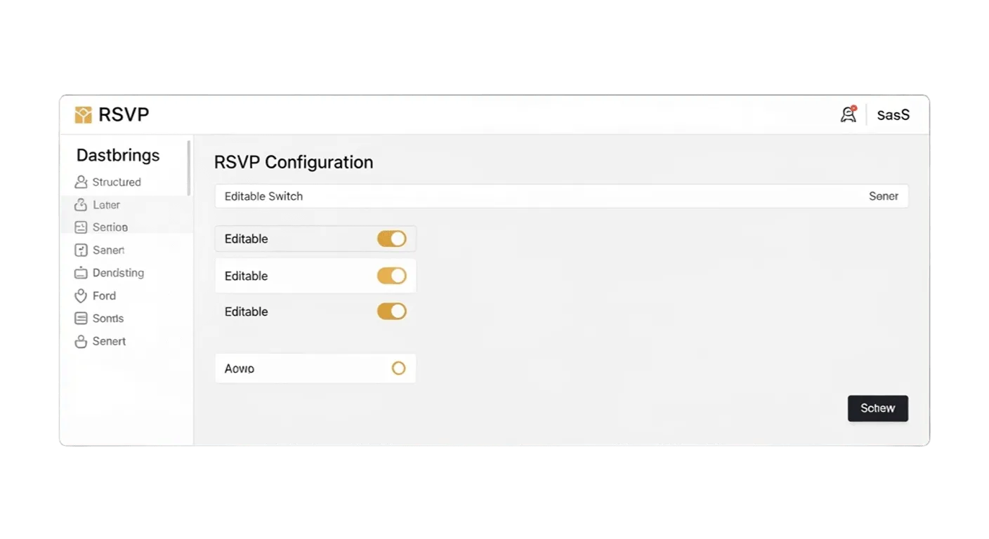 RSVP Configuration Interface